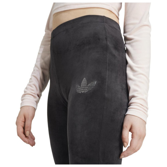 Adidas Γυναικείο παντελόνι φόρμας Velvet Flared Pants